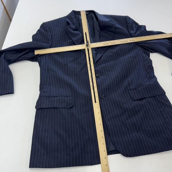 Jack Victor Loro Piana Blazer Mens 44 L Wool  Ridley CT Nordstrom Pinstripe - Picture 10 of 14